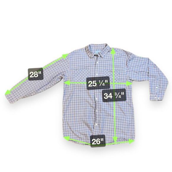 Carhartt Button Down Shirt Mens Plaid Blue Red White Western Relaxed Size XL - Picture 6 of 6